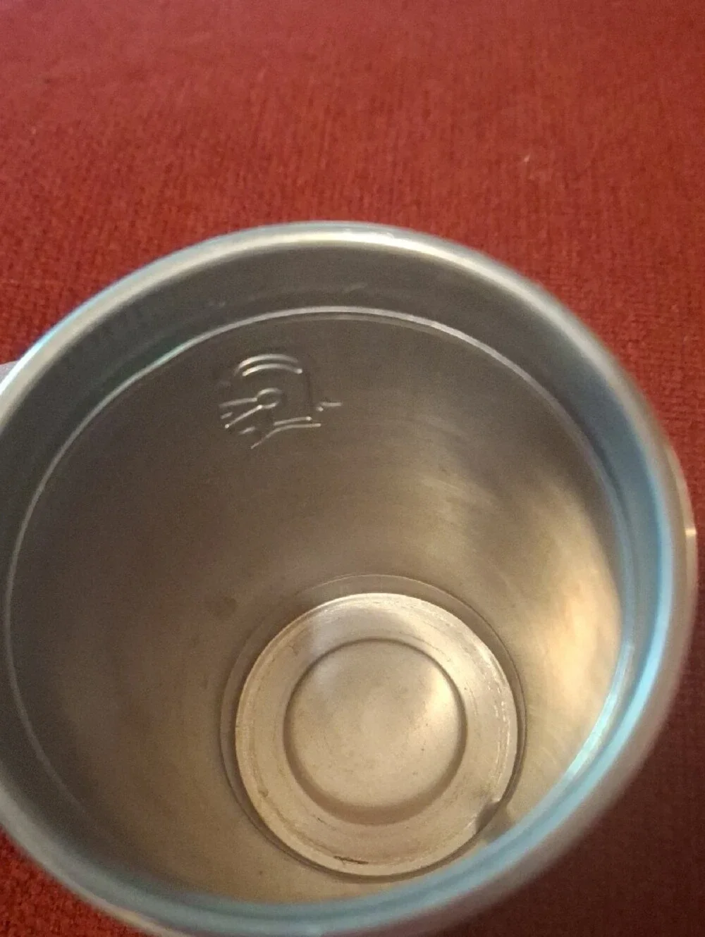 Decorative Metal Cup with Embossed Helmet Travel Aluminum Barware Tumbler